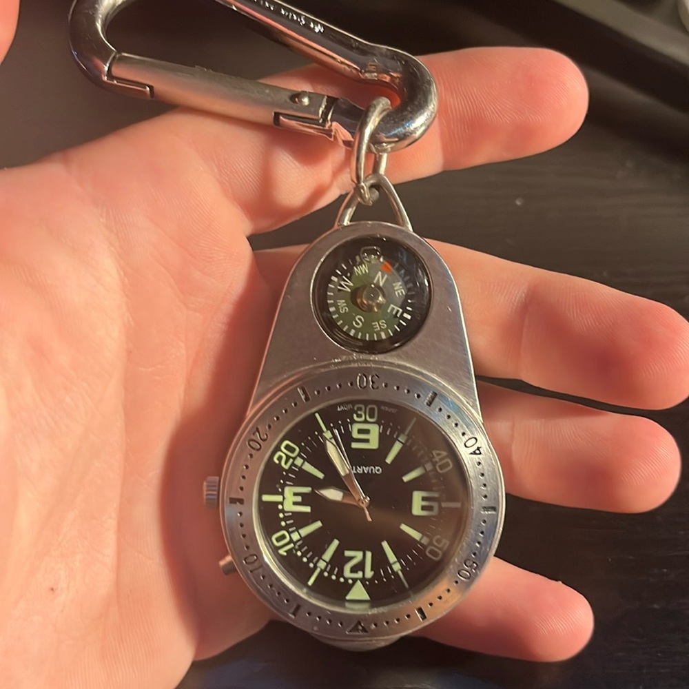 Quartz pocket watch
